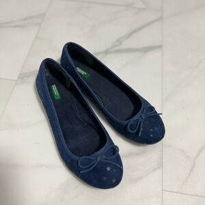 United Colors Of Benetton Dark Blue Ballet Flats